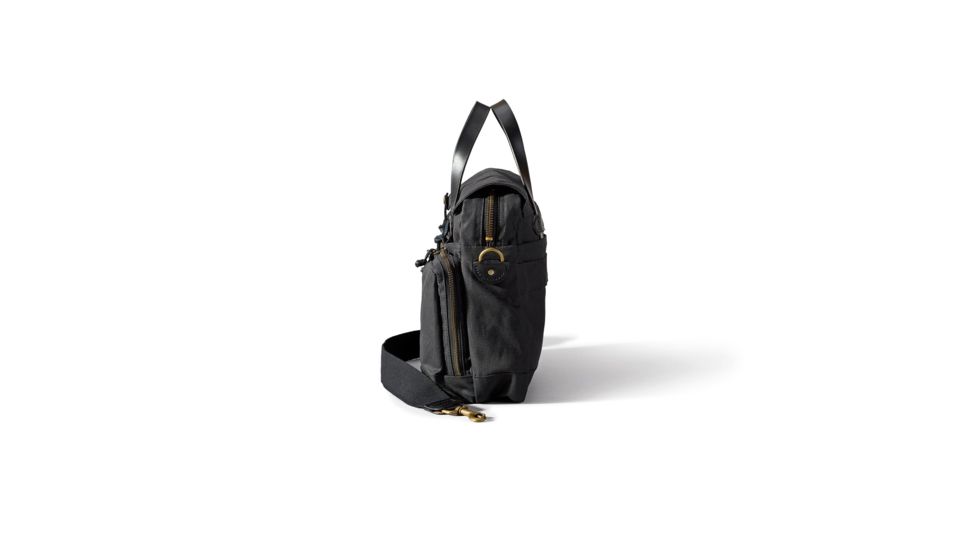 Filson 24 Hr Tin Briefcase, Black, One Size 11070140-Black-OS - Brass