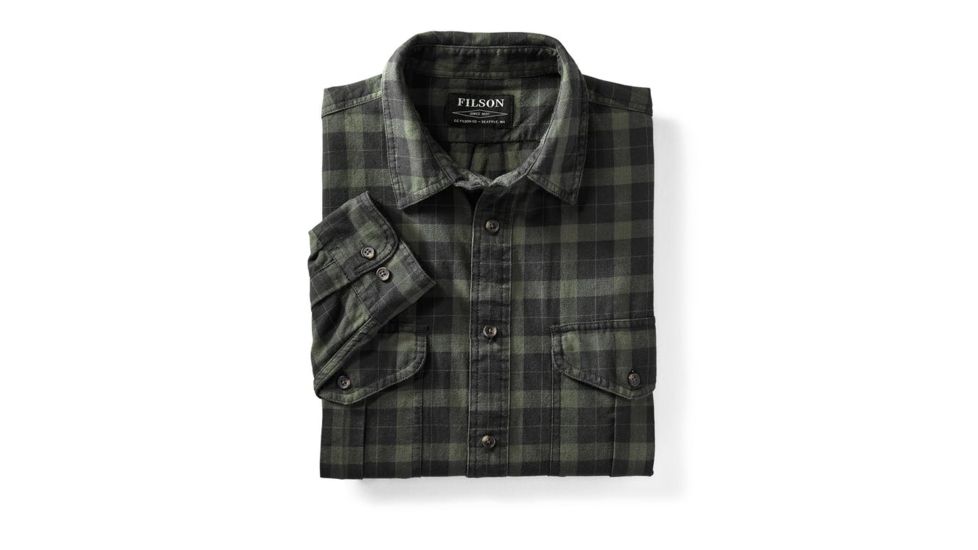 Filson Lightweight Alaskan Guide Shirt, Black Charcoal, XXXL 11010743-BlackCharc-XXXL