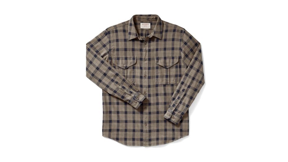 Filson Lightweight Alaskan Guide Shirt, Midnight Navy, S 11010743-MdntNavy-S