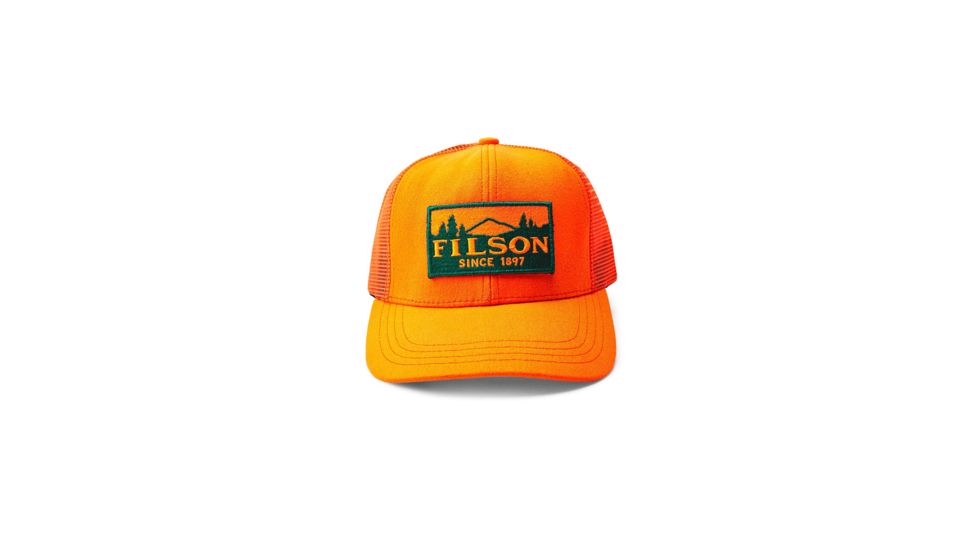 Filson Logger Mesh Cap, Blaze Orange, One Size 11030237-Blaze Orange-One Size