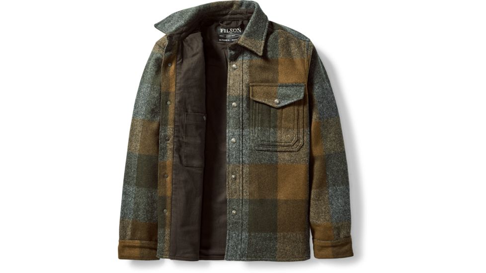 Filson Mackinaw Jac Shirt - Mens, DkMil, Large, 11010788-DkMil-L