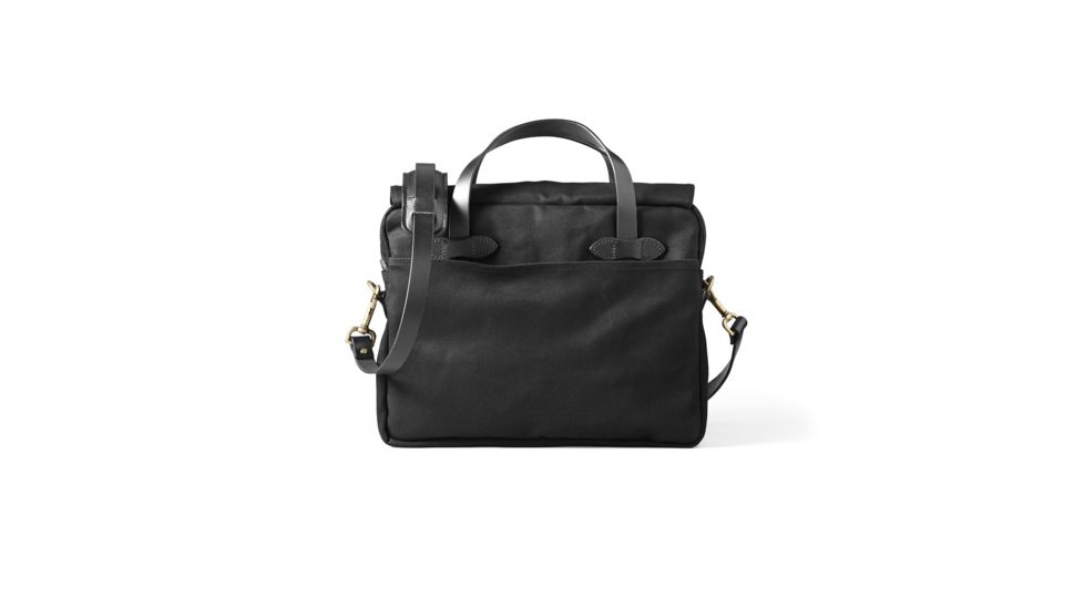 Filson Original Briefcase, Black, OS - Brass 11070256-Black-OS - Brass