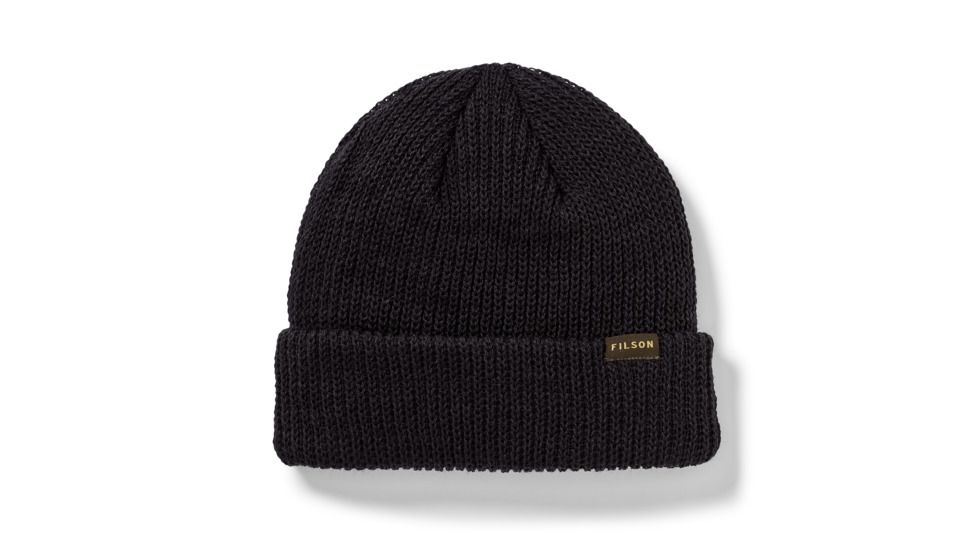 Filson Watch Cap Beanie - Mens, Black, One Size, 11030235-Black-One Size