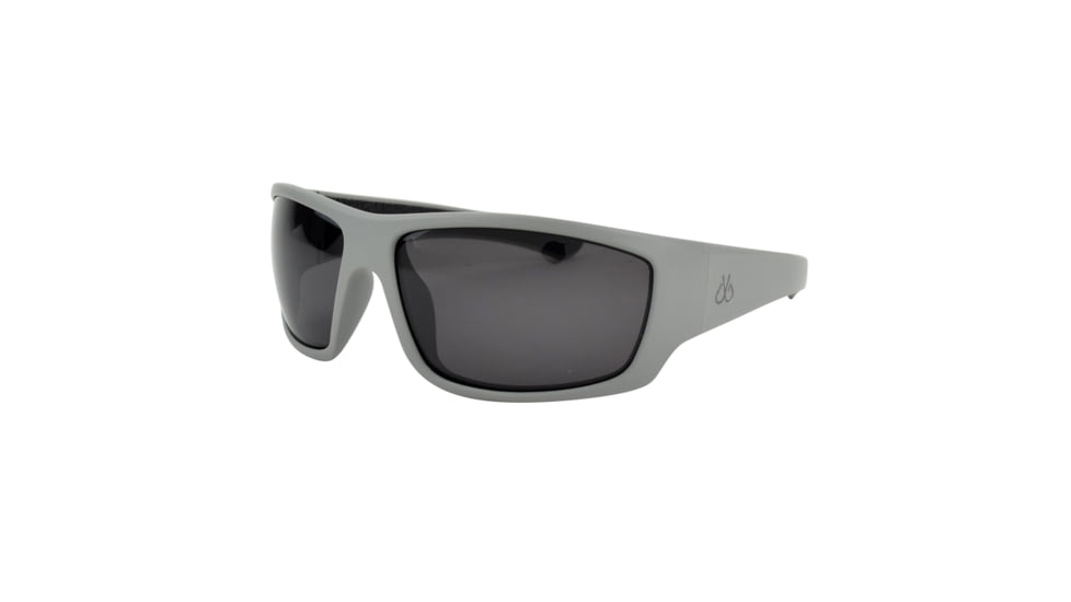 Filthy Anglers Tenkiller Polarized Sunglasses, Matte Grey/ Smoked Polarized, TENMGY01P
