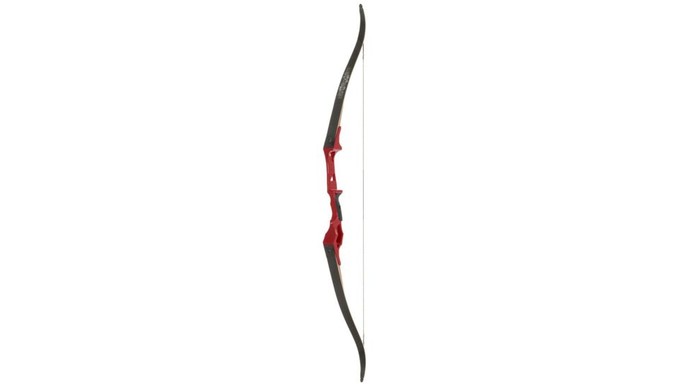 Fin-Finder Bank Runner Recurve, 58 in, 35 lbs, RH, Red 81176
