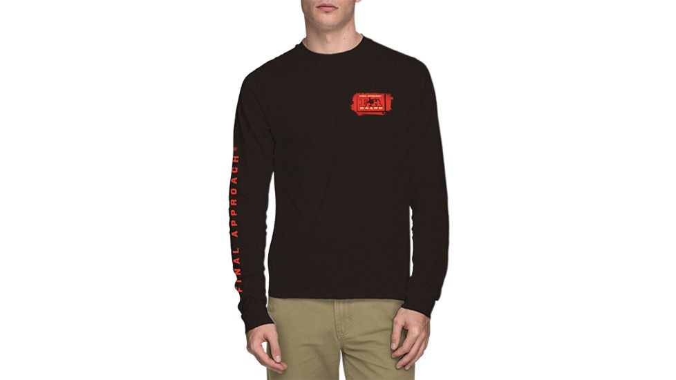 Final Approach Long Sleeve Shirt, Black, 2XL 430115