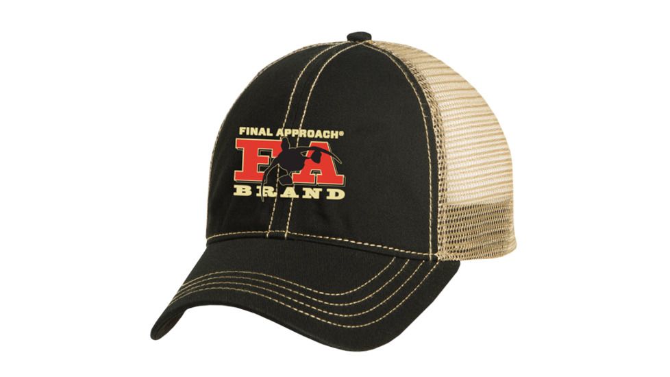 Final Approach Mesh Cap, Black/Tan 58610
