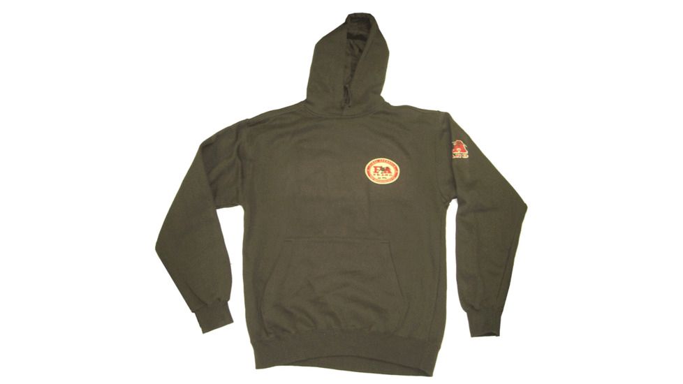 Final Approach Olive Hooded Sweatshirt, Color: Olive