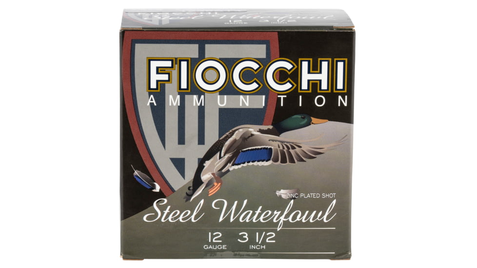 Fiocchi Speed Steel 12 Gauge 1 3/8 oz 3 1/2in Centerfire Shotgun Ammo, 25 Rounds, 1235ST4