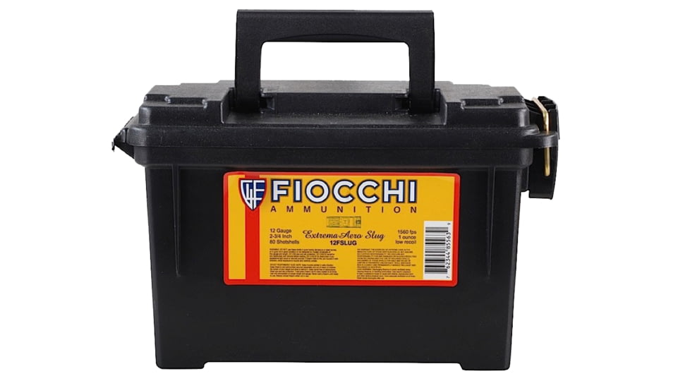 Fiocchi Extrema Aero 12 Gauge 1oz 2-3/4in Shotgun Slug Ammo, 80 Rounds, 12FLRSLU