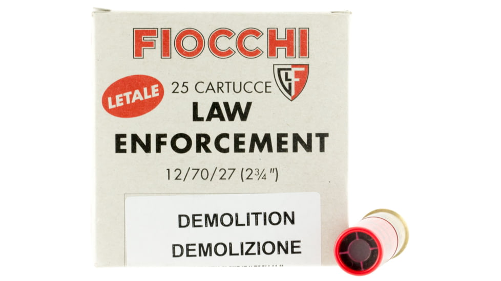 Fiocchi 12LEDEMO Lead And Wax 12 Gauge 2.75 1 Oz 25 Bx/