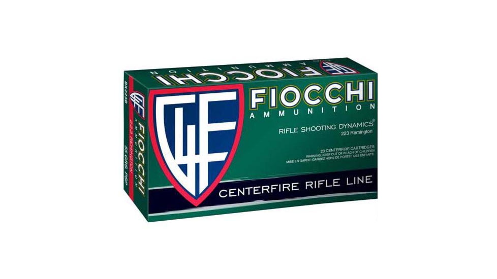 Fiocchi Ammo .223 Rem. 55gr. Psp 20-pack