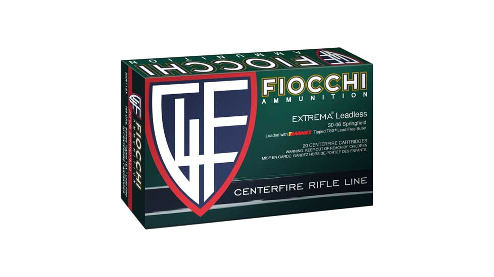 Fiocchi Ammo.30-06 168gr. Tip Tsx-bt 20-pack