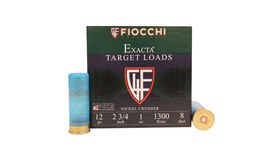 Fiocchi Exacta 12ga 2.75 8sh 1oz /25 12CRN8