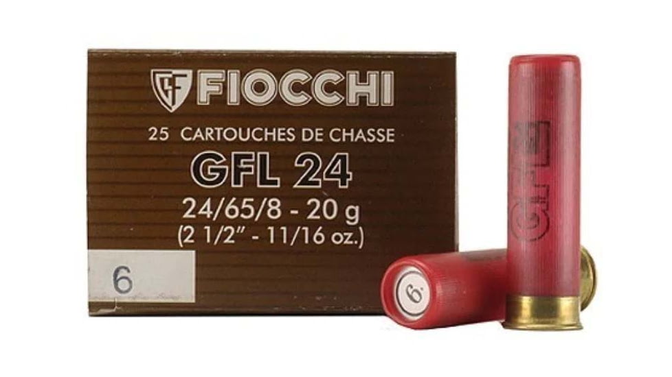 Fiocchi Specialty Shotgun Shells 24 Gauge 11/16oz 2-1/2in 7 Shot Shotgun Ammo, 24PL17