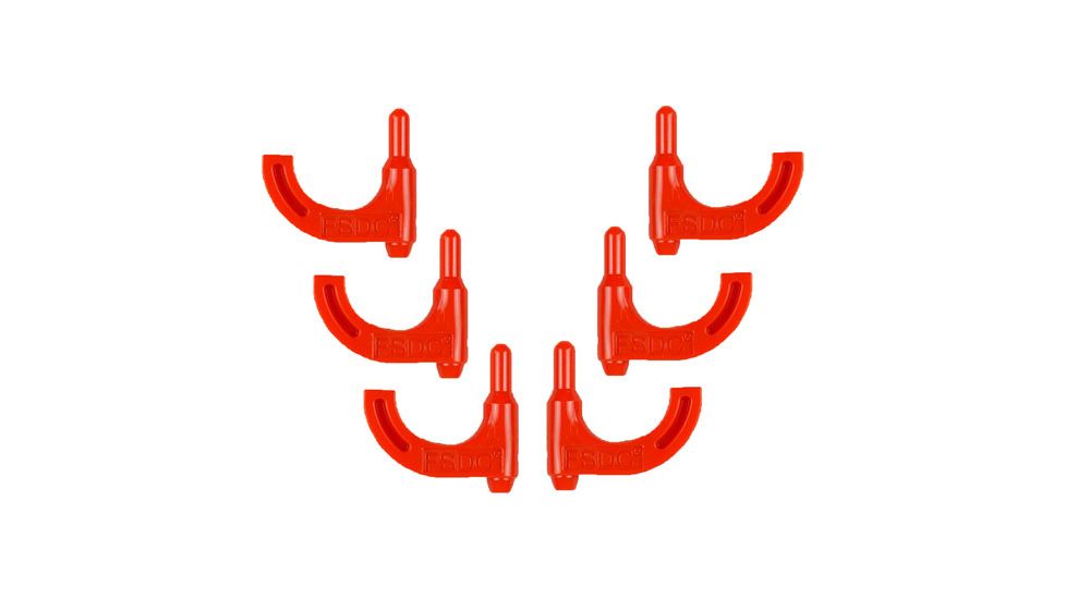 Firearms Safety Devices Fsdc Loaded Chamber Indicator Safety Flags Orange Pistol 6pk