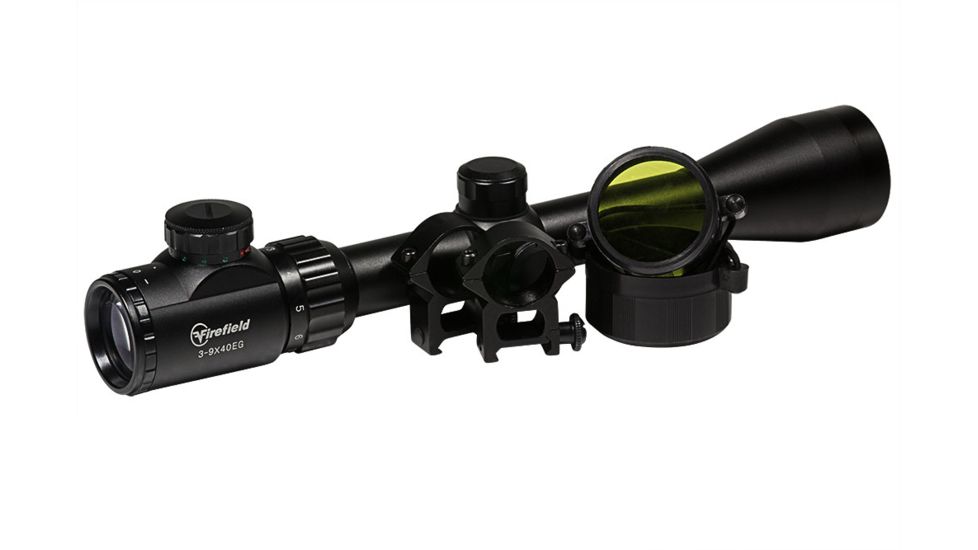 Firefield Agility 3-9x40mm IR Rifle Scope,Fine Duplex Reticle FF13051