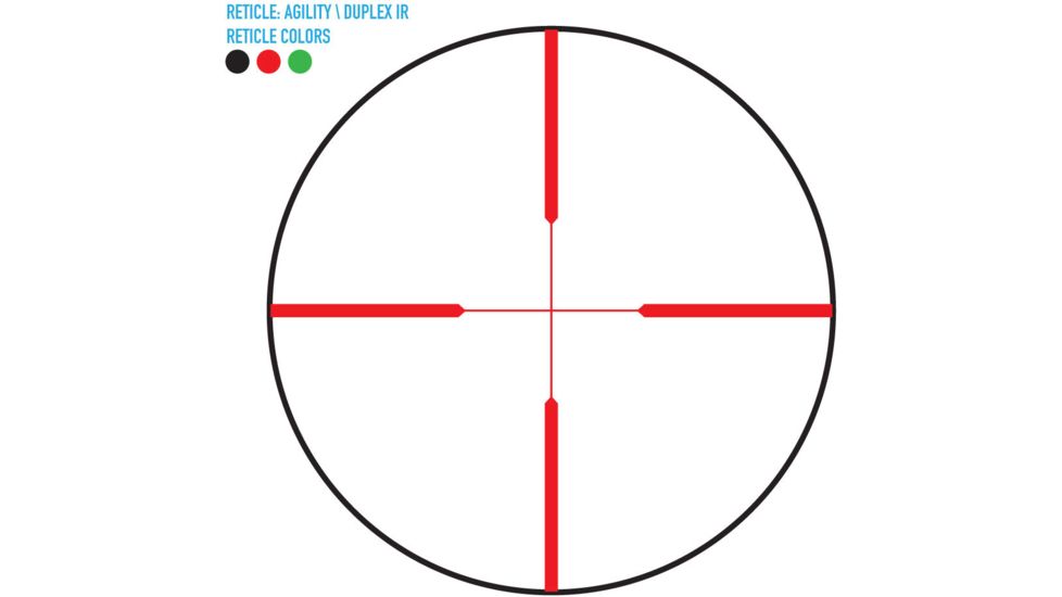 Firefield Agility 4x32mm IR Rifle Scope,Green/Red Illuminated Reticle FF13048