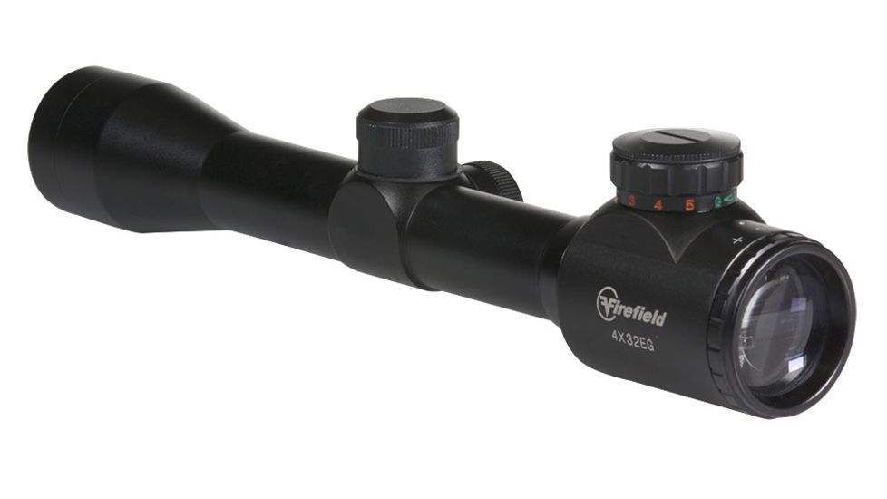 Firefield Agility 4x32mm IR Rifle Scope,Green/Red Illuminated Reticle FF13048