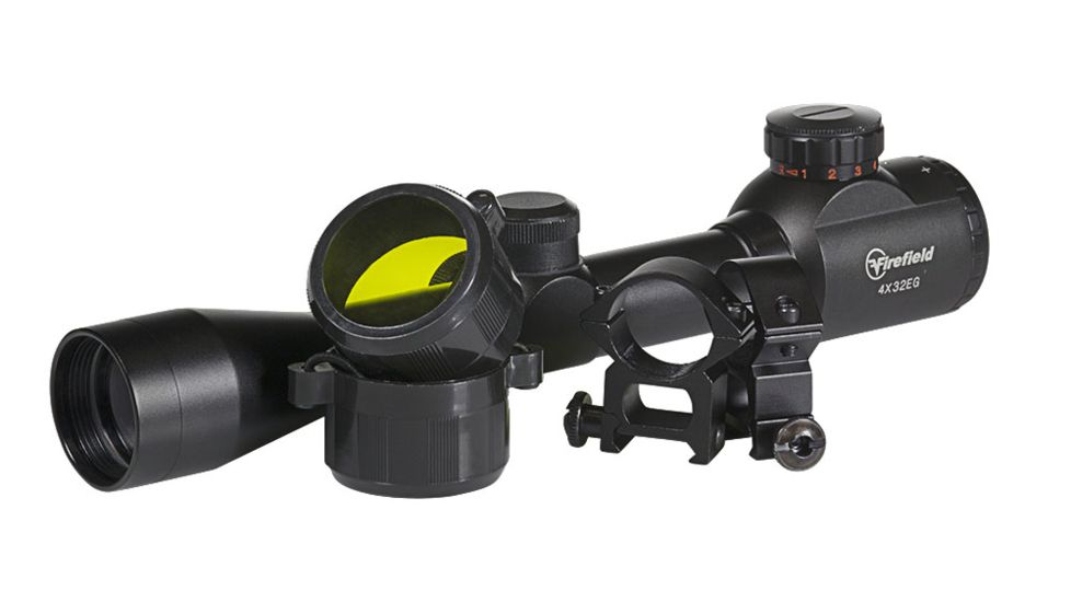 Firefield Agility 4x32mm IR Rifle Scope,Green/Red Illuminated Reticle FF13048
