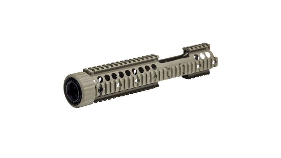 Firefield Carbine 12.25 Inch Floating Quad Rail with Cutout Dark Earth FF34006DE