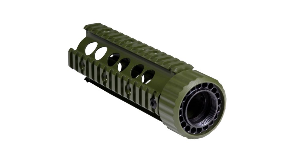 Firefield Carbine 6.9 Inch Floating Quad Rail Olive Drab FF34004OD