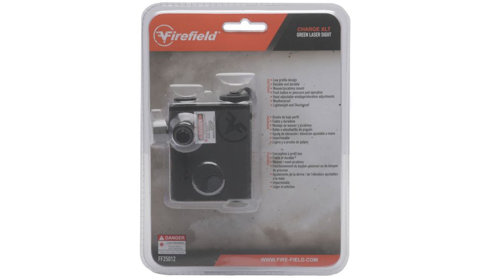 Firefield Charge XLT Green Laser Sight, Black, FF25012