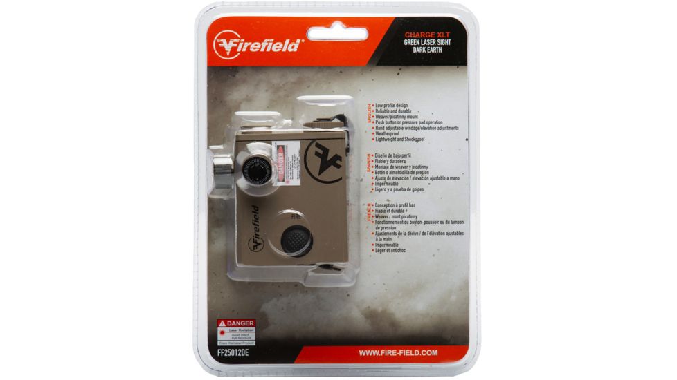 Firefield Charge XLT Green Laser Sight, Dark Earth, FF25012DE