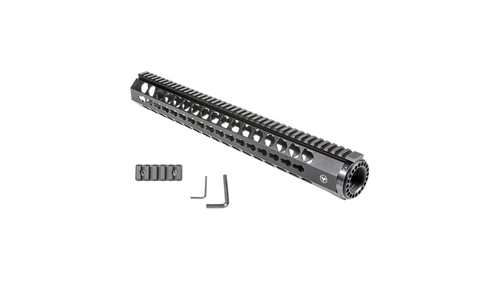 Firefield Edge 16in Keymod Rail, Black, FF34052