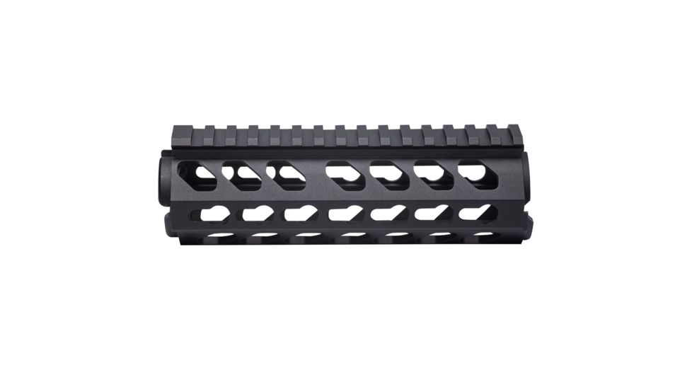 Firefield Edge Carbine Length 2-Piece Keymod Rail System, 6.625 inch, Black, FF34053