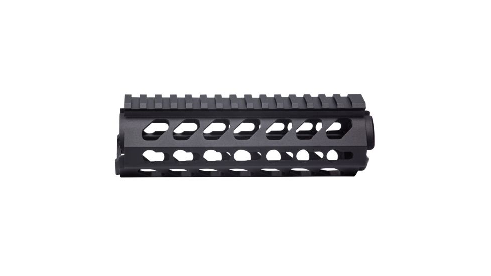 Firefield Edge Carbine Length 2-Piece Keymod Rail System, 6.625 inch, Black, FF34053