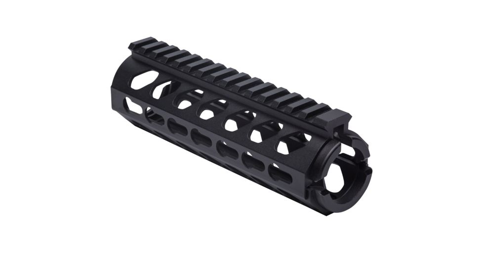 Firefield Edge Carbine Length 2-Piece Keymod Rail System, 6.625 inch, Black FF34053