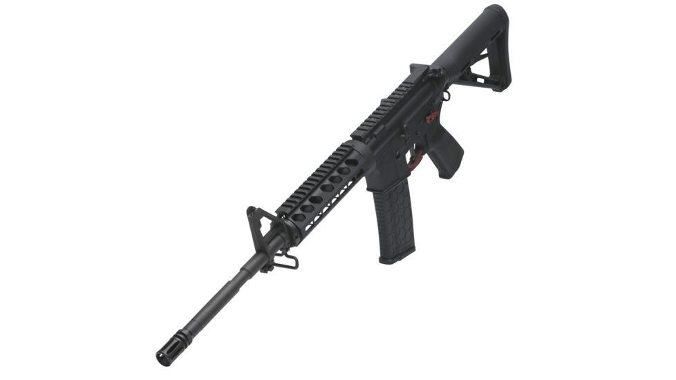 Firefield Edge Carbine Length 2-Piece Keymod Rail System, 6.625 inch, Black FF34053
