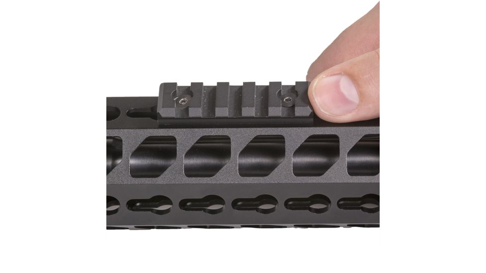 Firefield Edge Series Keymod 2in Rail Piece, Black FF34050.001