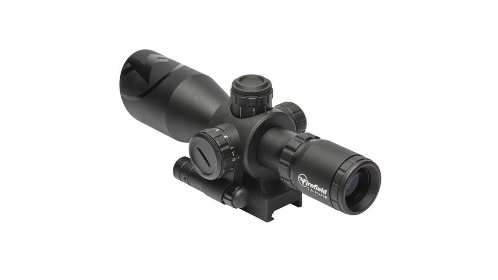 Firefield Barrage 2.5-10x40 Rifle Scope w/ Red Laser, FF13065