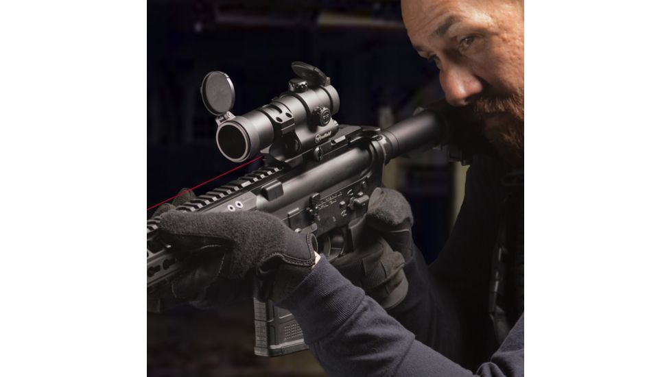 Firefield Impulse 1x28 Red Dot Sight w/Red Laser, Black, FF26027