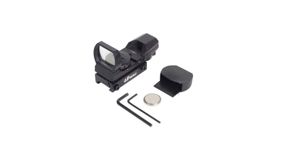 Firefield Red/Green Reflex Red Dot Sight, Black - FF13004