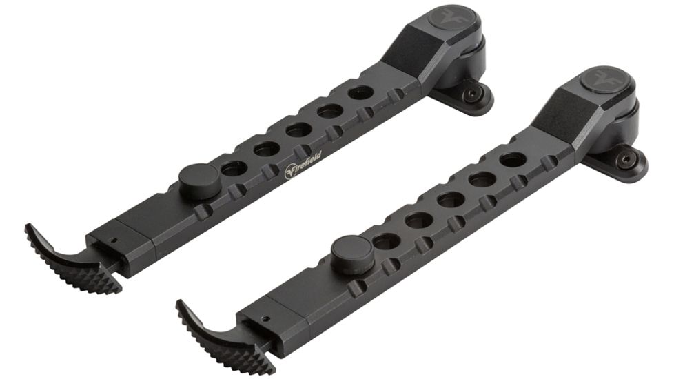 Firefield Scarab Two-Piece Bipod, M-LOK, 9-12in, Two-Piece, Black, FF34025MLK