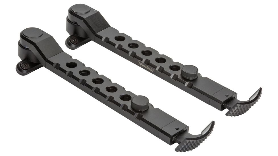 Firefield Scarab Two-Piece Bipod, M-LOK, 9-12in, Two-Piece, Black, FF34025MLK