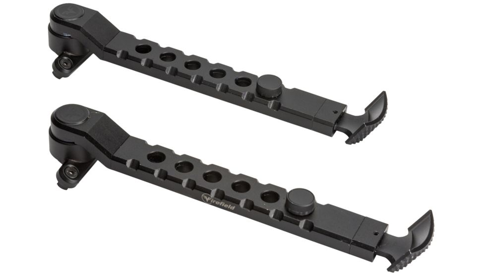 Firefield Scarab Two-Piece Bipod, M-LOK, 9-12in, Two-Piece, Black, FF34025MLK