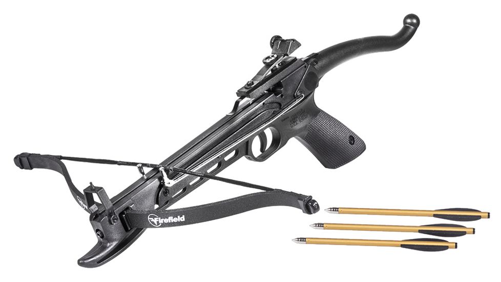 Firefield The Stinger Pistol Crossbow / 175 FPS Arrow Speed, Black, FF78000