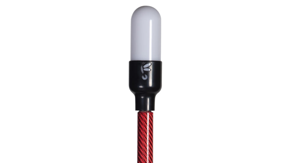 Firefly Stern Light Diamond Series,Red,Carbon Fiber Extends to 9 ft 4 inches,High Output LED Bulb, Custom No Glare Globe, DSSL01R