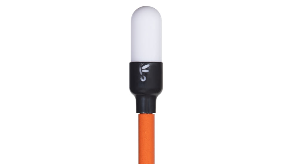 Firefly Stern Light Flake Series,Orange,Carbon Fiber Extends to 9 ft 4 inches,High Output LED Bulb,Custom No Glare Globe, FSSL001OR