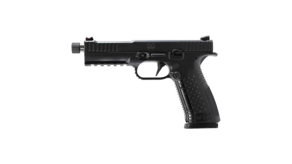 APF Armory Firemark Strike One Mark II Semi Auto Pistol, 9mm Luger, 5.5 in Threaded Barrel, Fixed Sight, Polymer Black Frame, Polymer Grip, 2-Mag, 17 Round Capacity, AFS1MII-9-BK-17-FRRMPG