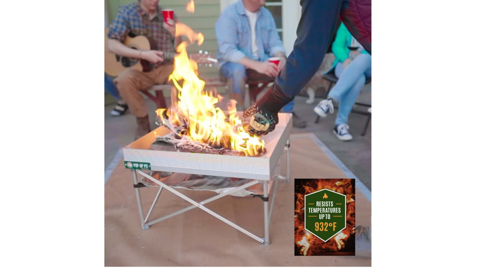 Fireside Outdoor Thermal Resistant Gloves, Aramid Fiber, CDFPG