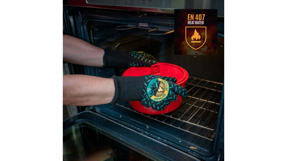 Fireside Outdoor Thermal Resistant Gloves, Aramid Fiber, CDFPG