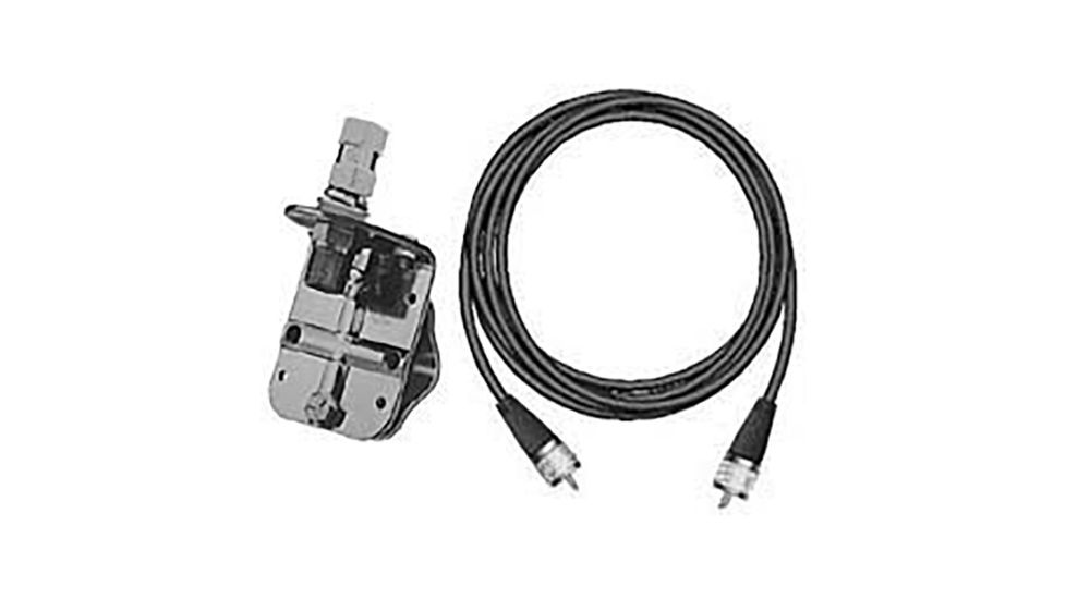 FIRESTIK Single Mirror Mount Stainless Steel with 18ft Pl-Pl- Coax MK64A8A