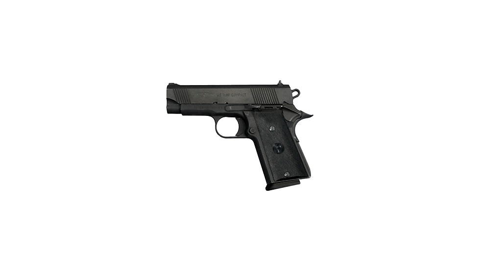 FireStorm 45-Government-Mini-Compact Pistol, .45 ACP, 3.5in barrel, matte black steel frame, black polymer grip, recoil operated semi-automatic, 3-dot combat, 10 round magazine, FM45GVMCT453.51FRRMPG
