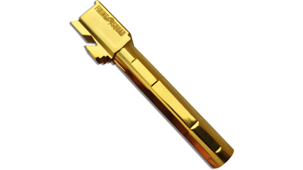Firing Squad Firearms Glock 17 Gen 5 Non-threaded Polished Barrel, Gold, G17 gen 5, 429