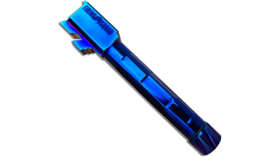 USED Firing Squad Firearms Glock 19, 19X, 45 Threaded Polished Barrel, Blue, Glock 19/19x/45, 400, EDEMO3, Used, Condition Like New, Inspect and Rebox